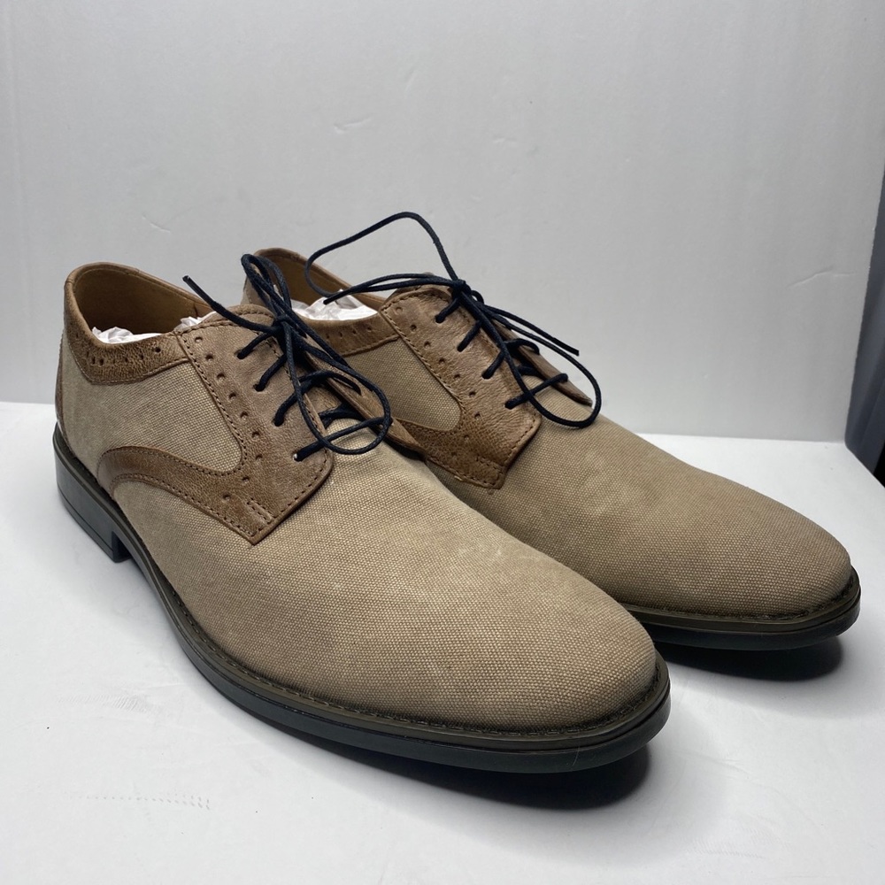 CLARKS GARREN PLAIN SAND COMBO SABLE COMPOSE - SIZE 10.5